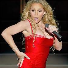 mariah Carey singing red dress mariah Carey singing red dress american idol