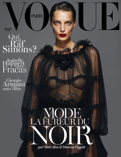 Daria Werbowy Vogue Paris Cover Daria Werbowy Vogue Paris Cover September ISsue 2012 FAshion