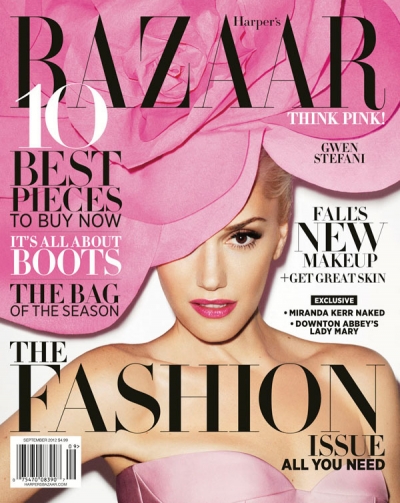 Gwen Stefani Harpers Bazaar September Issue Cover Gwen Stefani Harpers Bazaar September Issue Cover Fashion 2012